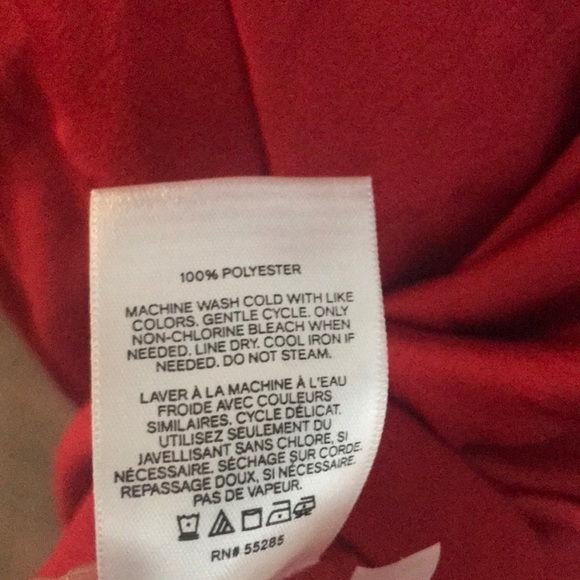 Express Red Strappy Dress - Picture 7 of 7